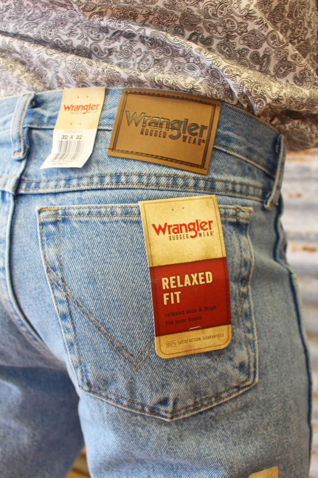 Wrangler Mens Rugged Wear Relaxed Fit Work Jeans